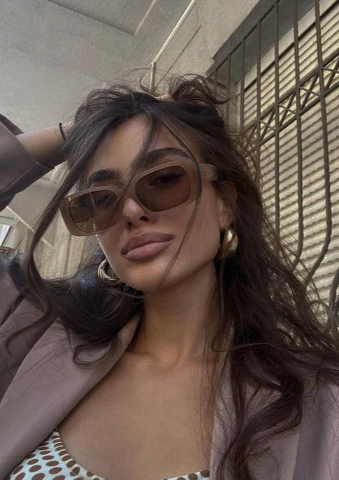 Neri | Square-Round Frame Sunglasses