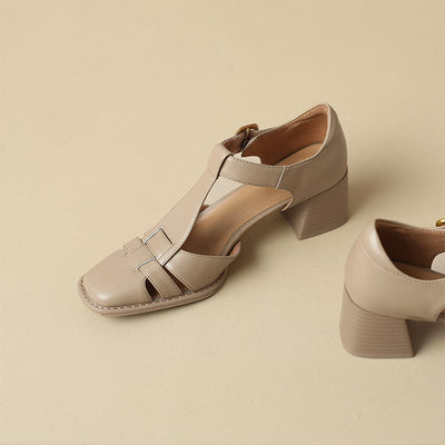 Michela Square-Toe Sandals