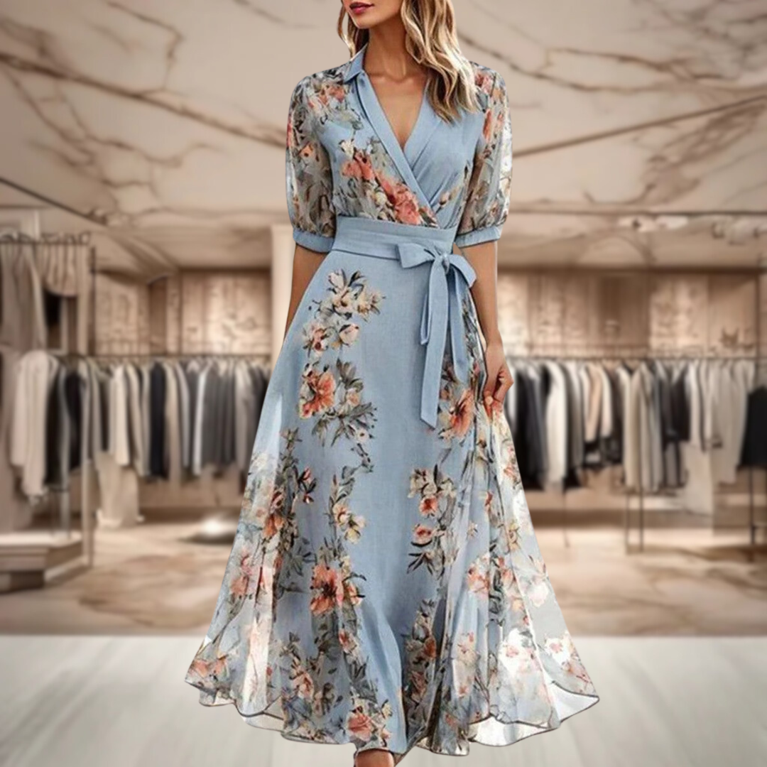 Aurora | Elegant Floral Dress