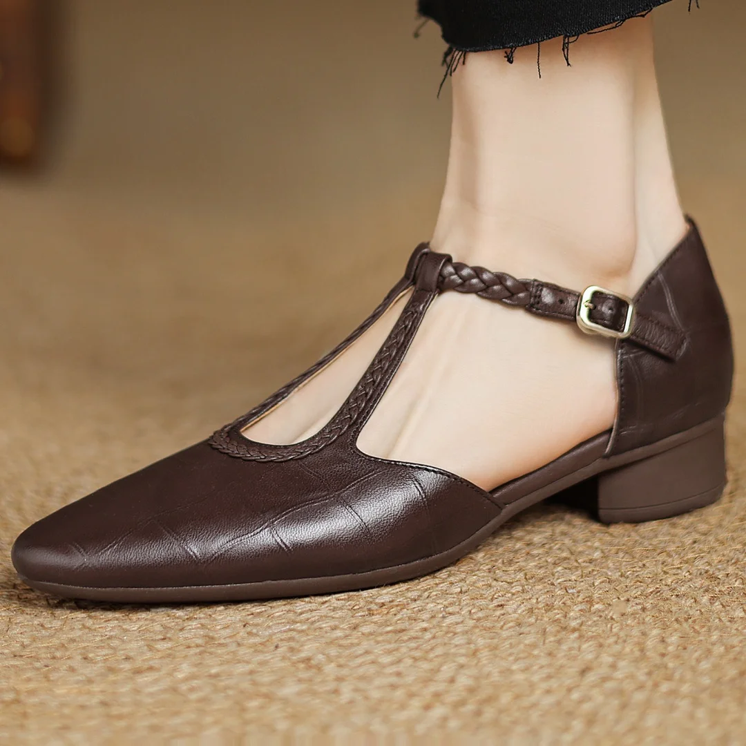 Kepa | Leather Mary Jane Shoes