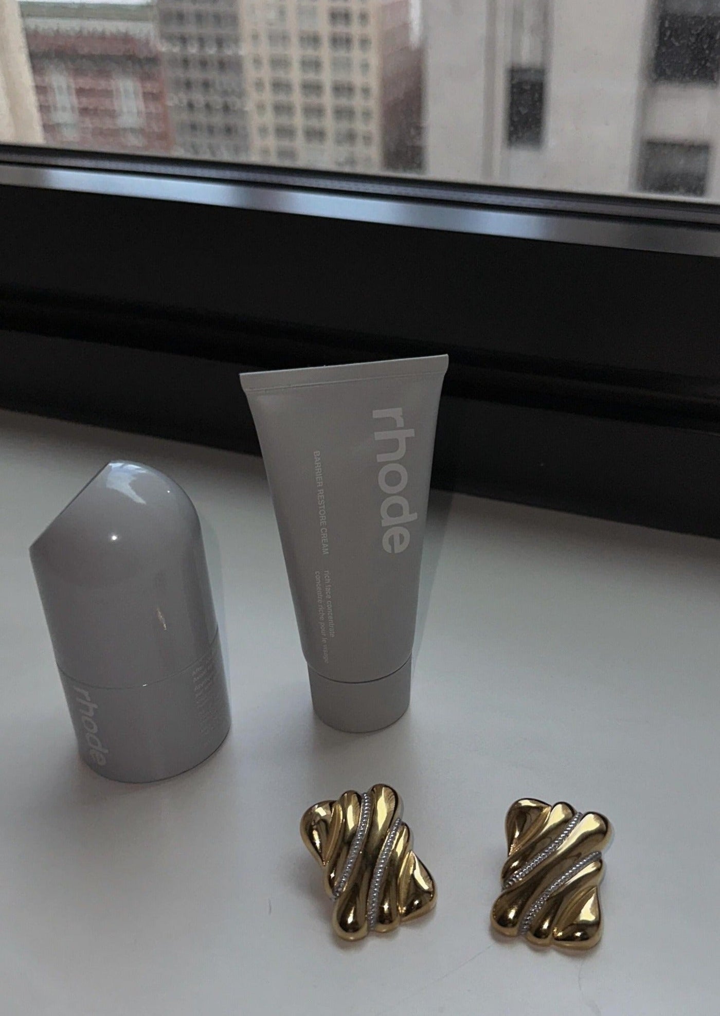 Penrose - Vintage Rectangular Studs