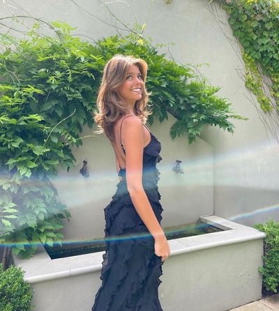 Aliza | Ruffled Maxi Dress