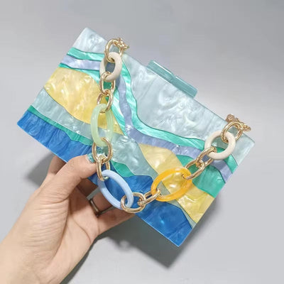 Ardena | Acrylic Chain Box Purse