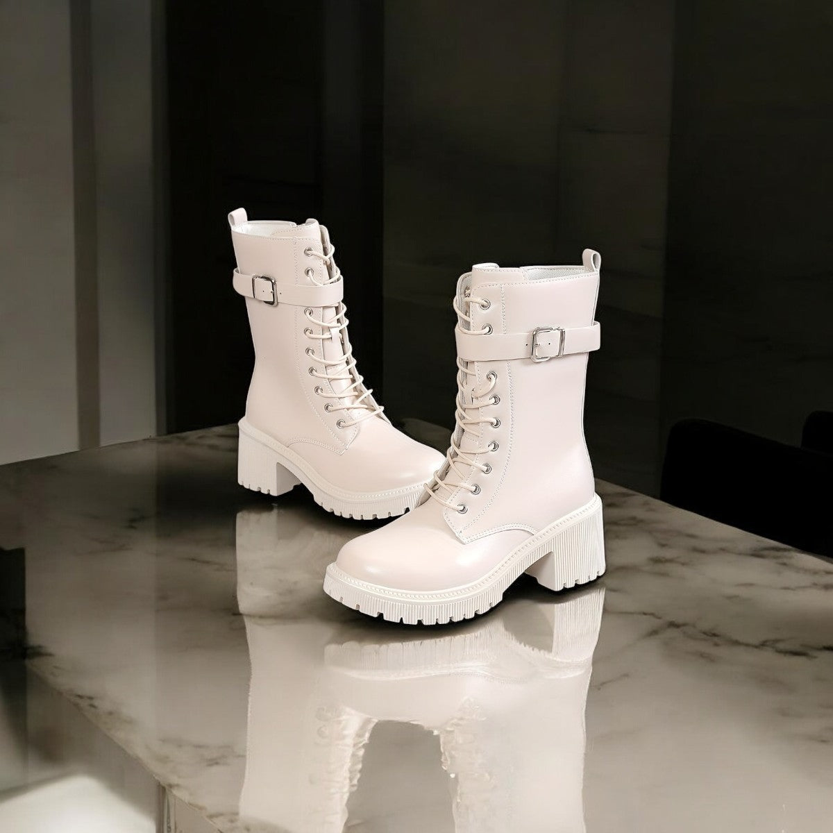 Aria | Modern Mid-Calf Boots