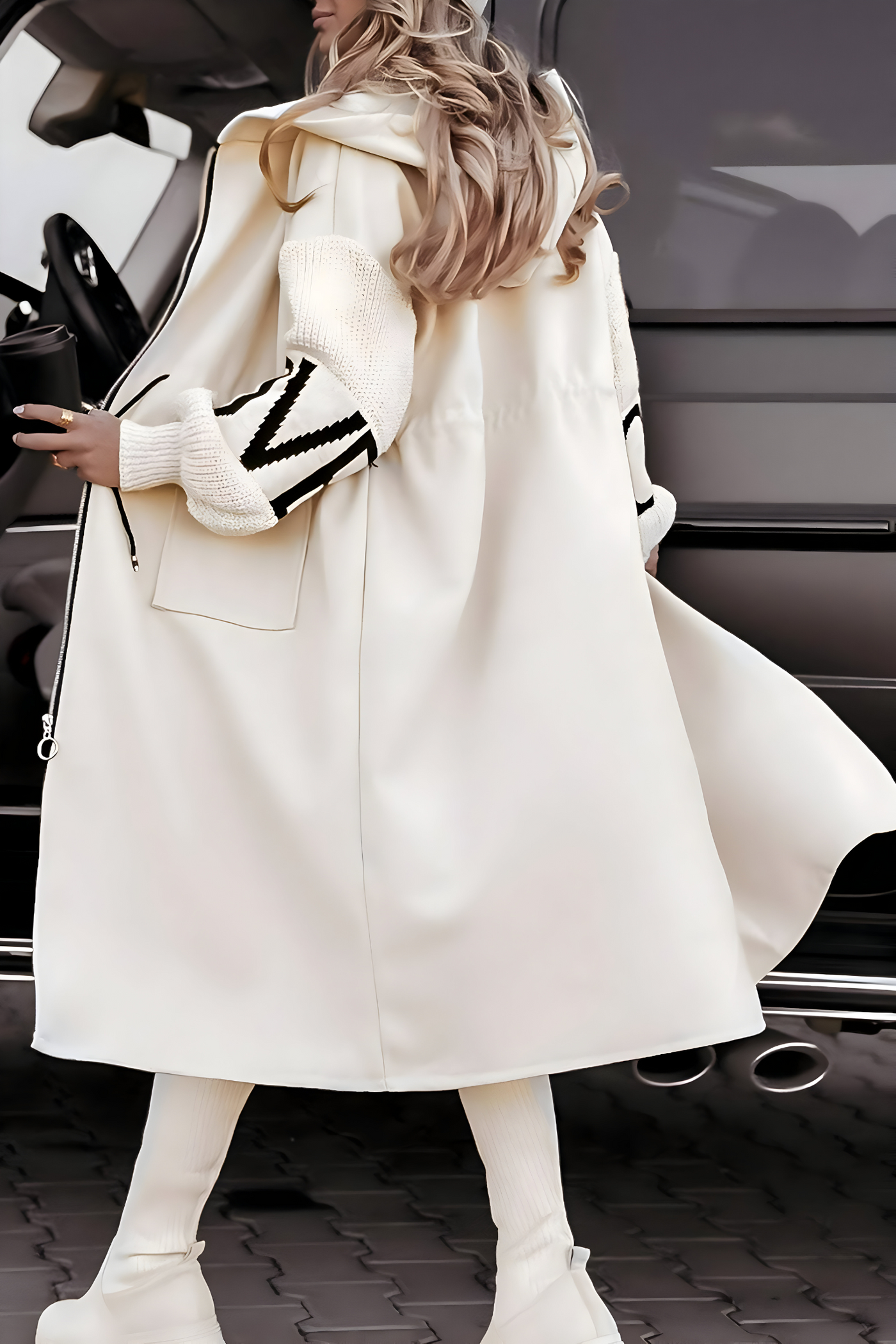Chariza | Elegant Hooded Coat
