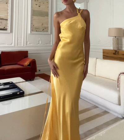 Paulina | Elegant Lace Up Off-Shoulder Dress