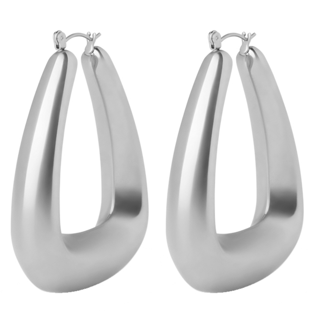 Raquel - Elegant Hoop Earrings