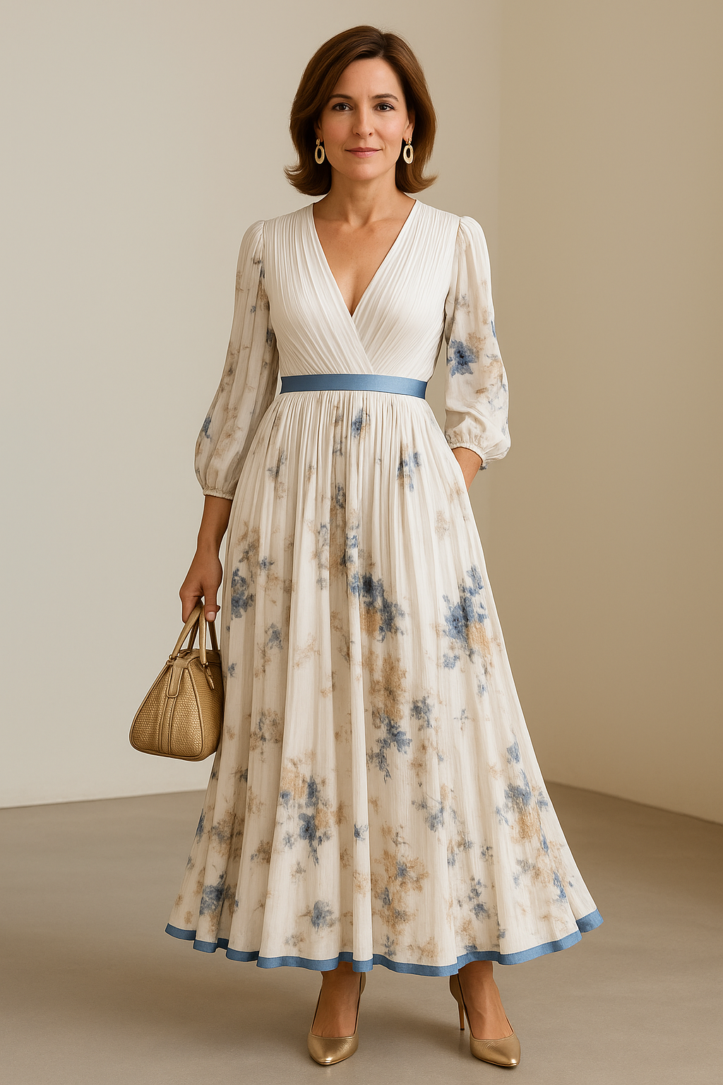 Katie | Elegant Floral Maxi Dress