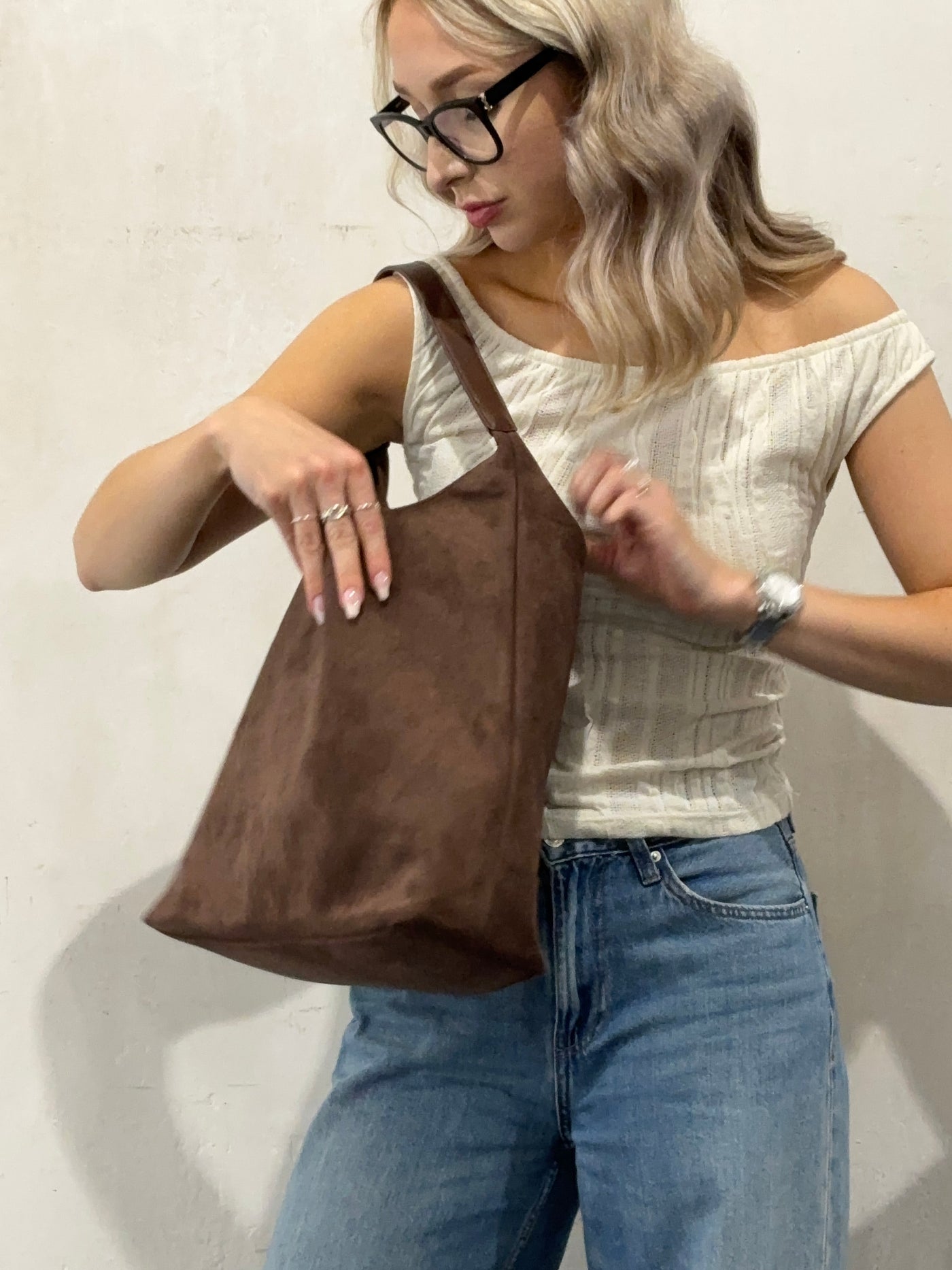 Dahl | Suede Daily Tote