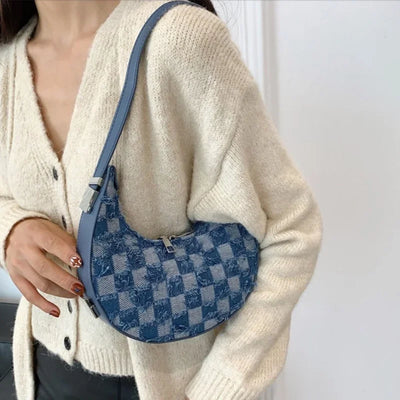 Brisa - Check Textured Handbag