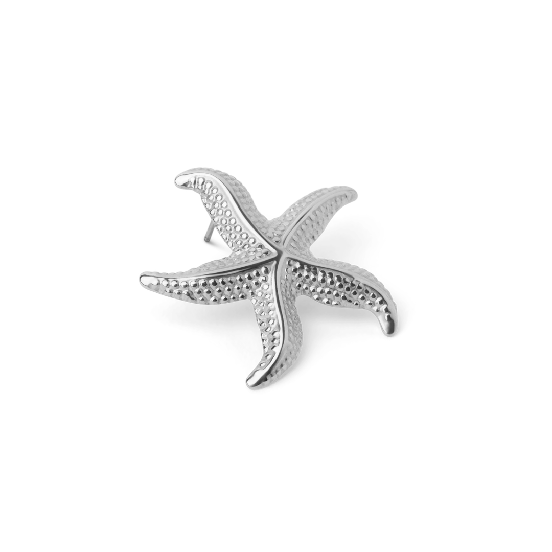 Sable - Curved Starfish Earrings