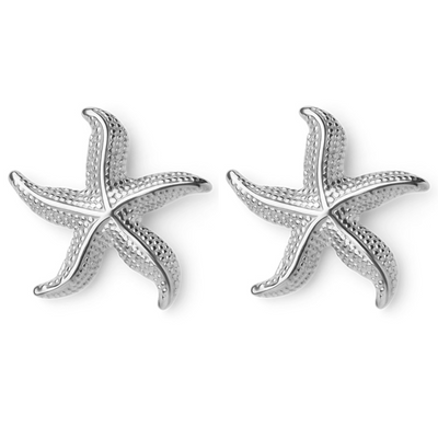 Sable - Curved Starfish Earrings