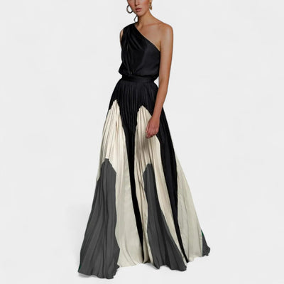Poppy | Elegant One-Shoulder Maxi Dress