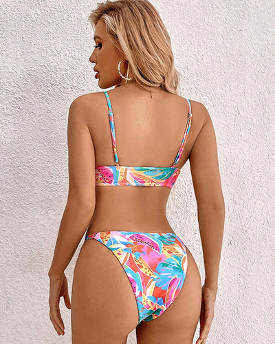 Isadora - Tropical Floral Print Bikini