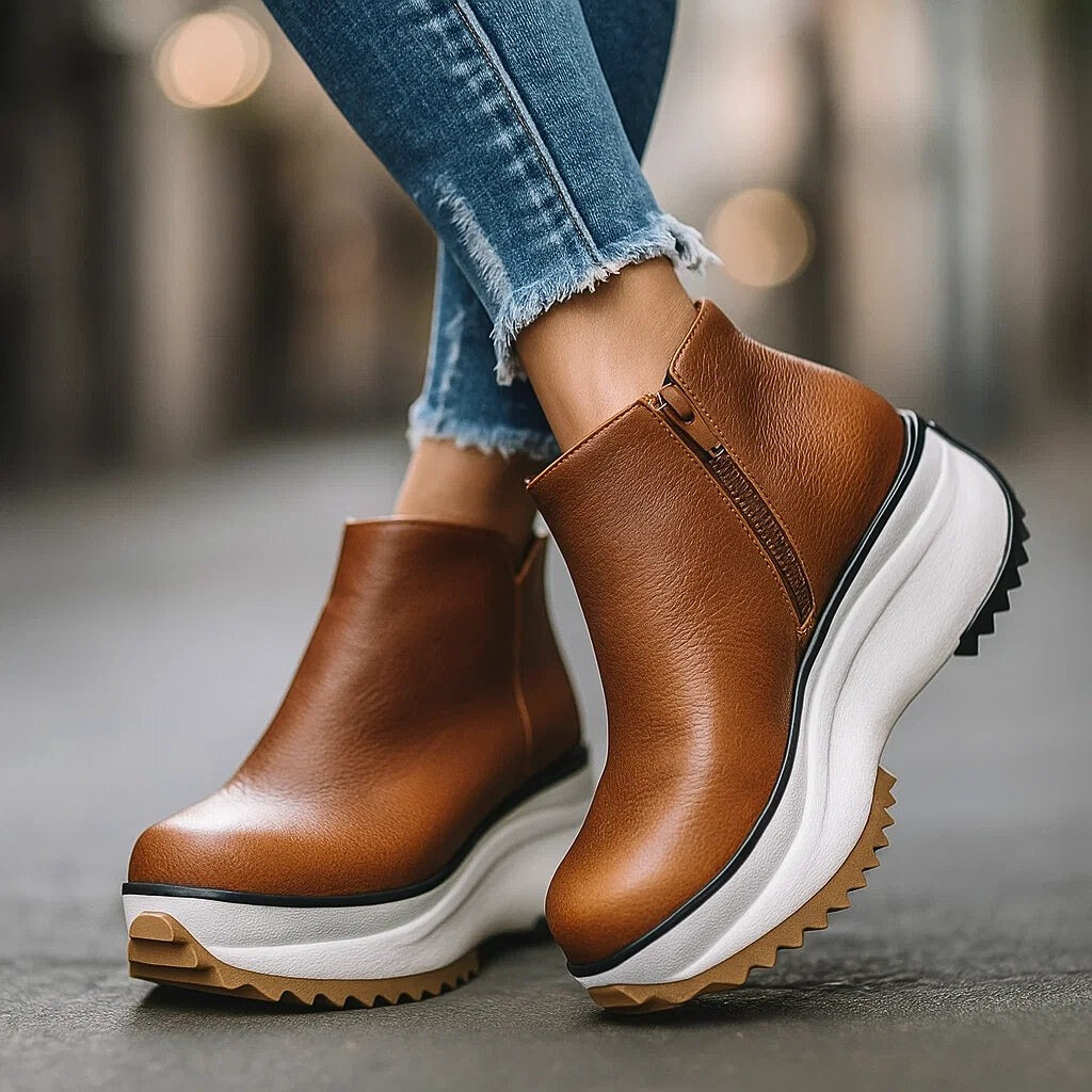 Fiona | Platform Ankle Boots