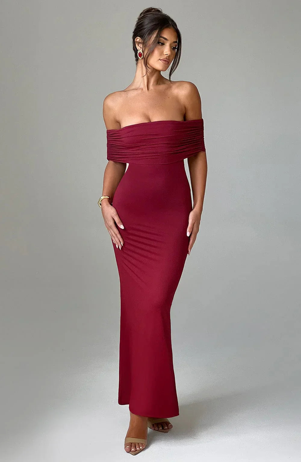 Olympia | Elegant Backless Maxi Dress