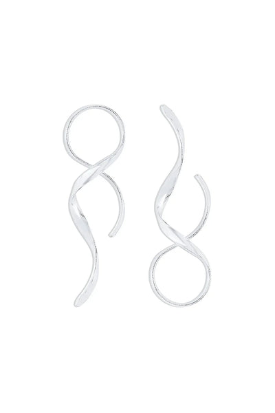 Ismara | Sleek Spiral Earrings