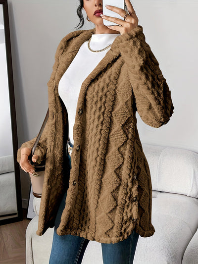 Jessica | Plush Hooded Cardigan