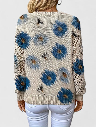 Beatrice | Floral Knit Jumper