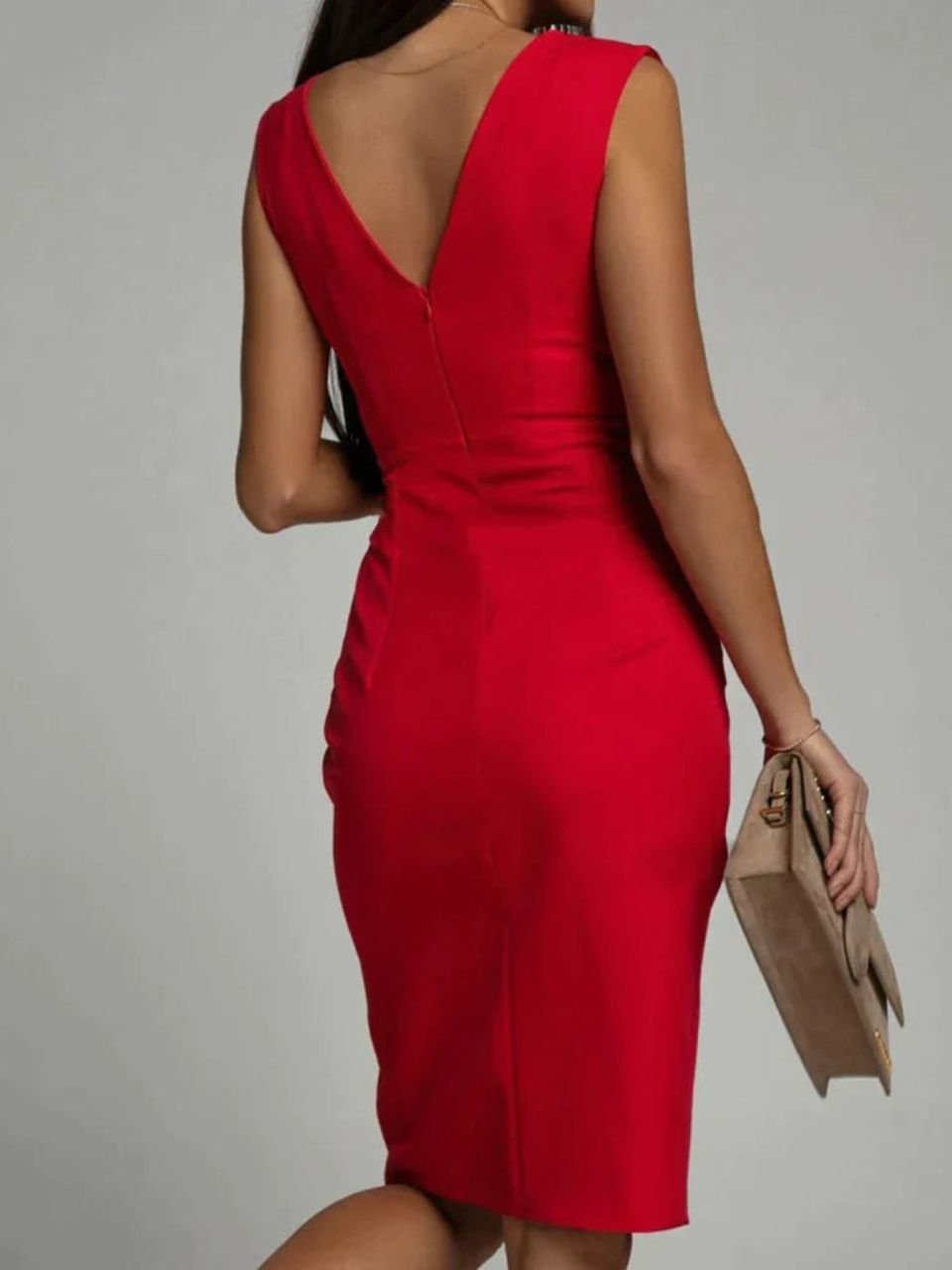 Lumy - Evening Dress With Side Slit