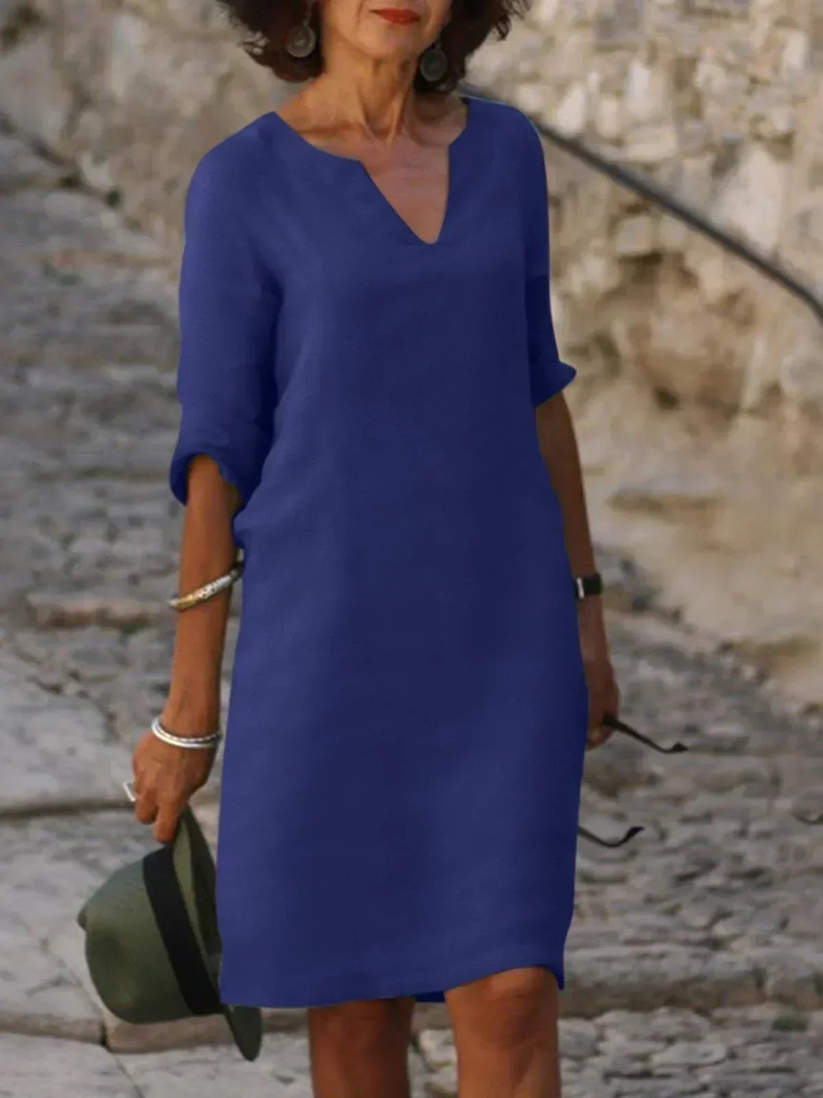 Elise | Elegant V-Neck Dress